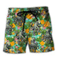 Tropical Peace Octopus Beach Shorts For Casual Day Trips And Comfortable Daily Use