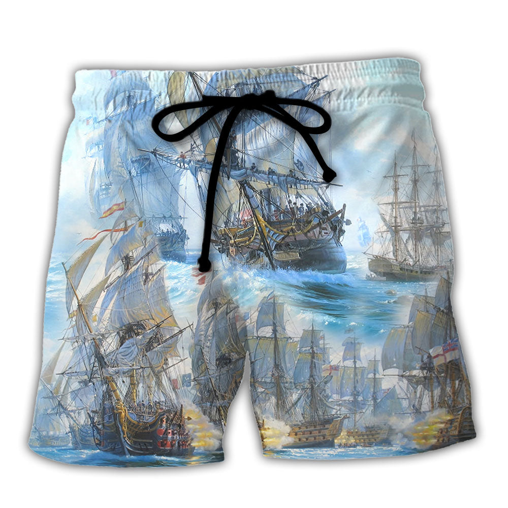Sailing Beach Shorts For Tropical Holidays And Travel Ready Comfort
