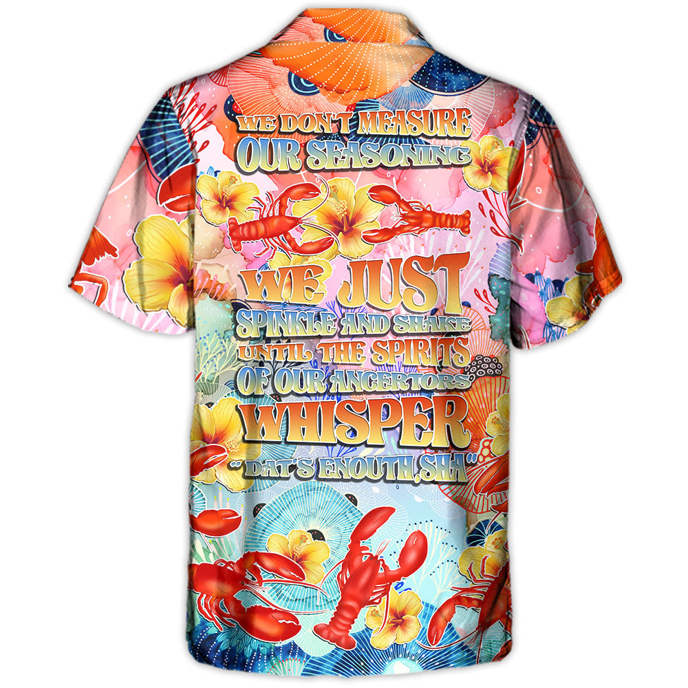 Tropical Lobstering Hawaiian Shirt Pattern Detail For Warm Weather Events