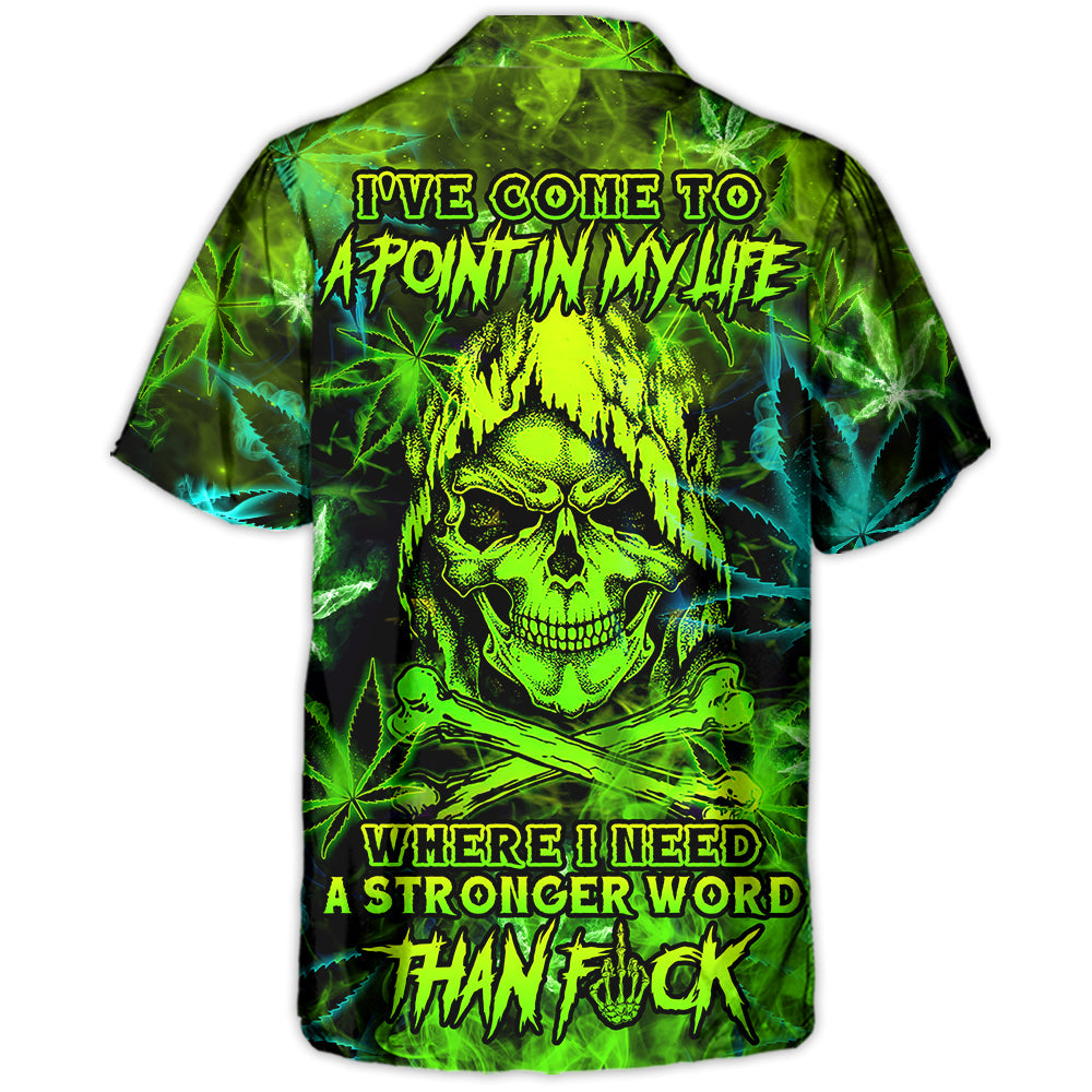 Vintage Skull Artwork Hawaiian Shirt Detailed Pattern View For Casual Outings