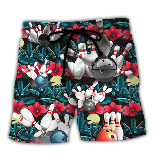 Bowling Don't Be Jealous Because I Bowl Better Beach Shorts For Game Day Getaways
