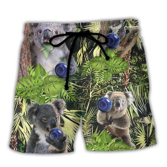 Lawn Care Bowling Koala Beach Shorts For Beach Days And Leisure And Relaxation