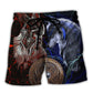 Colorful Viking Beach Shorts For Weekend Travel And Bright Seasonal Outfits