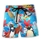 Surfing Penguin Beach Shorts For Beach Days And Travel Ready Comfort