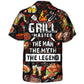 Barbecue Food Grill Master BBQ Hawaiian Shirt All Over Print Detail For Casual Outings