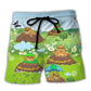Groundhog Cute Spring Day Garden Beach Shorts For Poolside Relaxation And Everyday Comfort