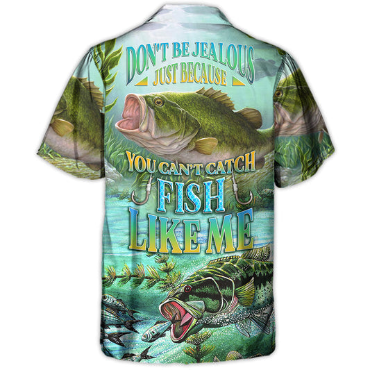 Fishing Adventure Graphic Hawaiian Shirt Front Pattern View For Thoughtful Gifting