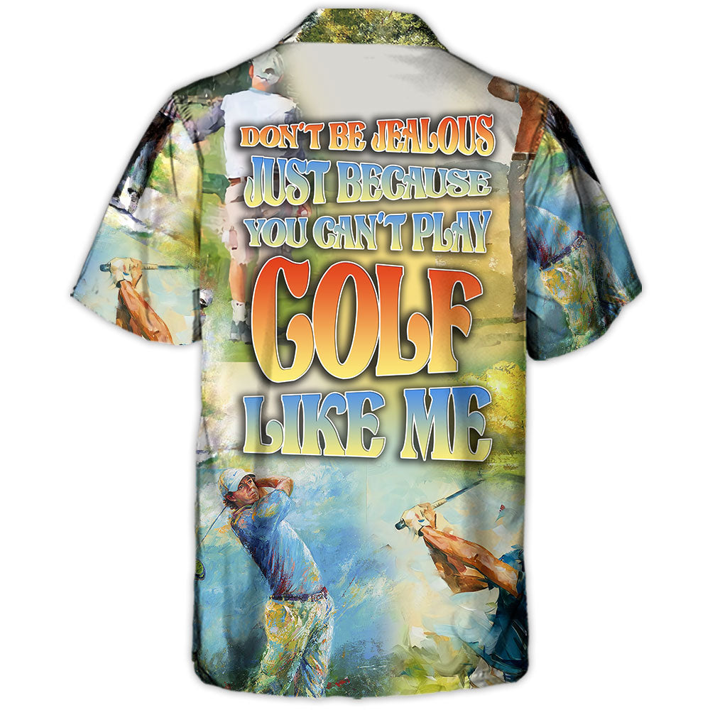 Golf Outdoor Passion Hawaiian Shirt Creative Print View For Weekend Trips