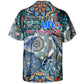 Scuba Diving Weekend Humor Hawaiian Shirt Detailed Pattern View For Thoughtful Gifting