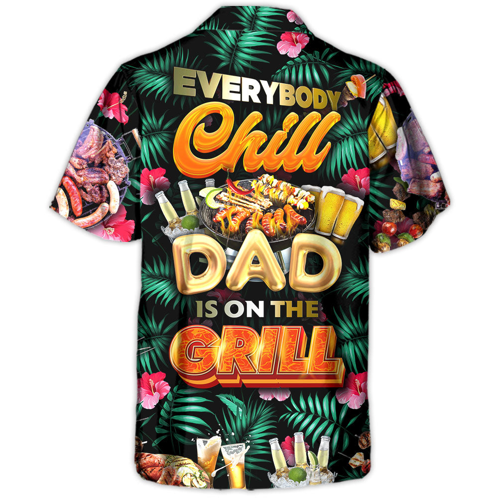 Barbecue Food Grill Hawaiian Shirt All Over Print Detail For Resort Wear