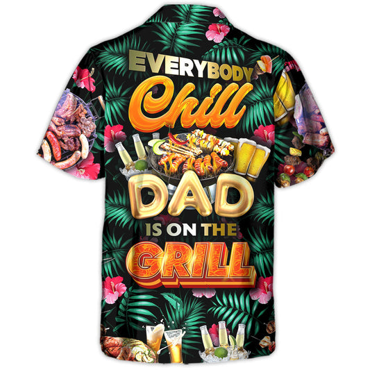 Barbecue Food Grill Hawaiian Shirt All Over Print Detail For Resort Wear
