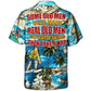 Waterskiing Water Outdoor Passion Hawaiian Shirt Collar And Front View For Island Holidays