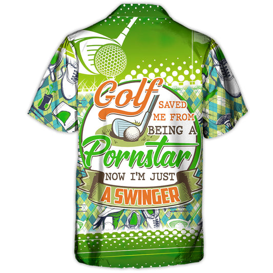 Golf Player Hawaiian Shirt For Resort Getaways And Comfortable Summer Activities