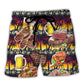 BBQ Meat Funny My Wife Loves My Meat Beach Shorts For Food And Drink Fans