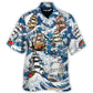 Sailing Vessel Alive Beyond Mechanical Power Hawaiian Shirt For Coastal Adventures And Warm Weather Wear