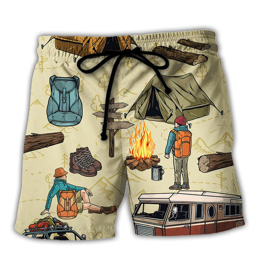 Camping Beach Shorts For Warm Weather Outings And Relaxed Casual Wear