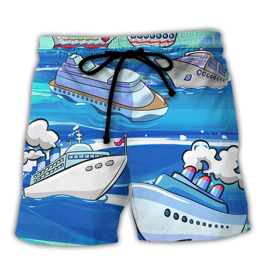 Coastal Cruise Beach Shorts For Resort Getaways And Versatile Outdoor Wear