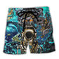 Scuba Diving Beach Shorts For Summer Vacations And Bright Seasonal Outfits