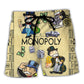 Classic Board Game Beach Shorts For Holiday Cruises And Lightweight Summer Style