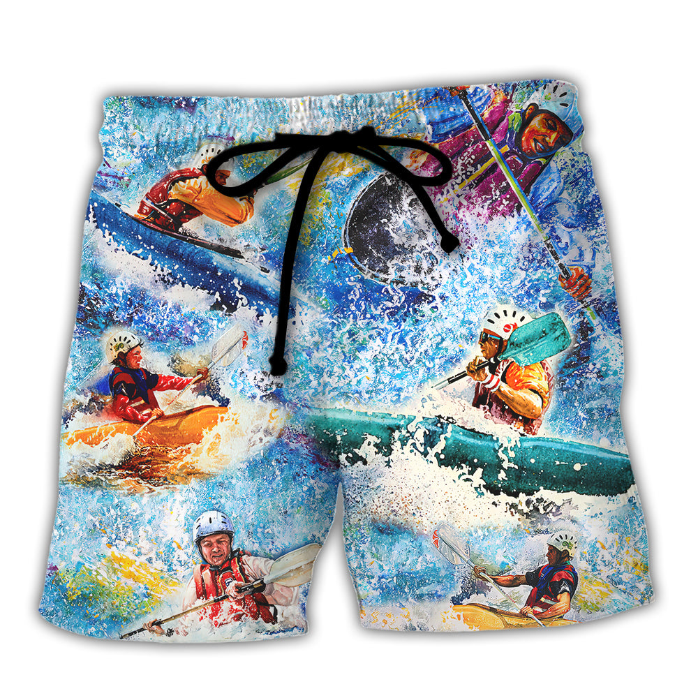 Kayaking Beach Shorts For Tropical Holidays And Thoughtful Gift Giving