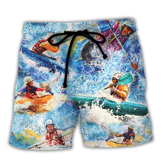 Kayaking Beach Shorts For Tropical Holidays And Thoughtful Gift Giving