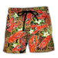Lobster Hot Tub Party Tropical Vibe Beach Shorts For Beach Days And Resort Travel