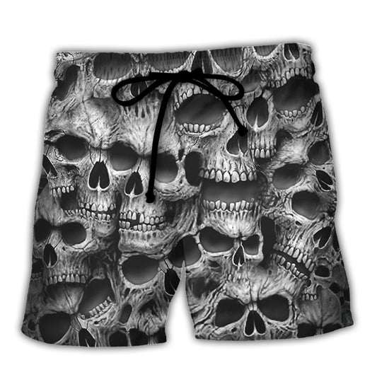 Skull Beach Shorts For Island Getaways And Laid Back Styling