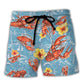 Lobster Human Costume Funny Sea Lover Beach Shorts For Marine Inspired Outdoor Wear