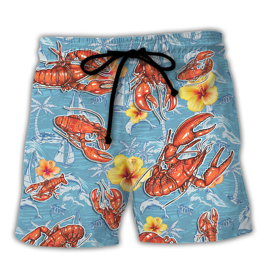 Lobster Human Costume Funny Sea Lover Beach Shorts For Marine Inspired Outdoor Wear