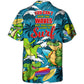 Funny Surfing Crocodile Surf Hawaiian Shirt Tropical Styling View For Beach Days