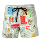 Gardening Dark Humor Handy Garden Joke Style Beach Shorts For Beach Days And Casual Outdoor Wear
