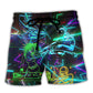 DJ Stunning Color Music Art Style Beach Shorts For Summer Festivals And Travel