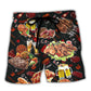 BBQ Food Beach Shorts For Warm Weather Outings And Lightweight Summer Style