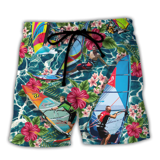 Wind Windsurfing Beach Shorts For Beach Days And Weekend Casual Style
