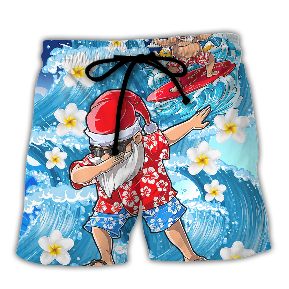 Christmas In July Summer Santa Beach Shorts For Weekend Travel And Everyday Comfort