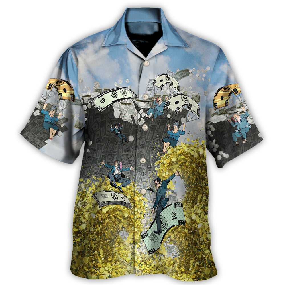 Parasailing Outdoor Passion Hawaiian Shirt Creative Print View For Weekend Trips