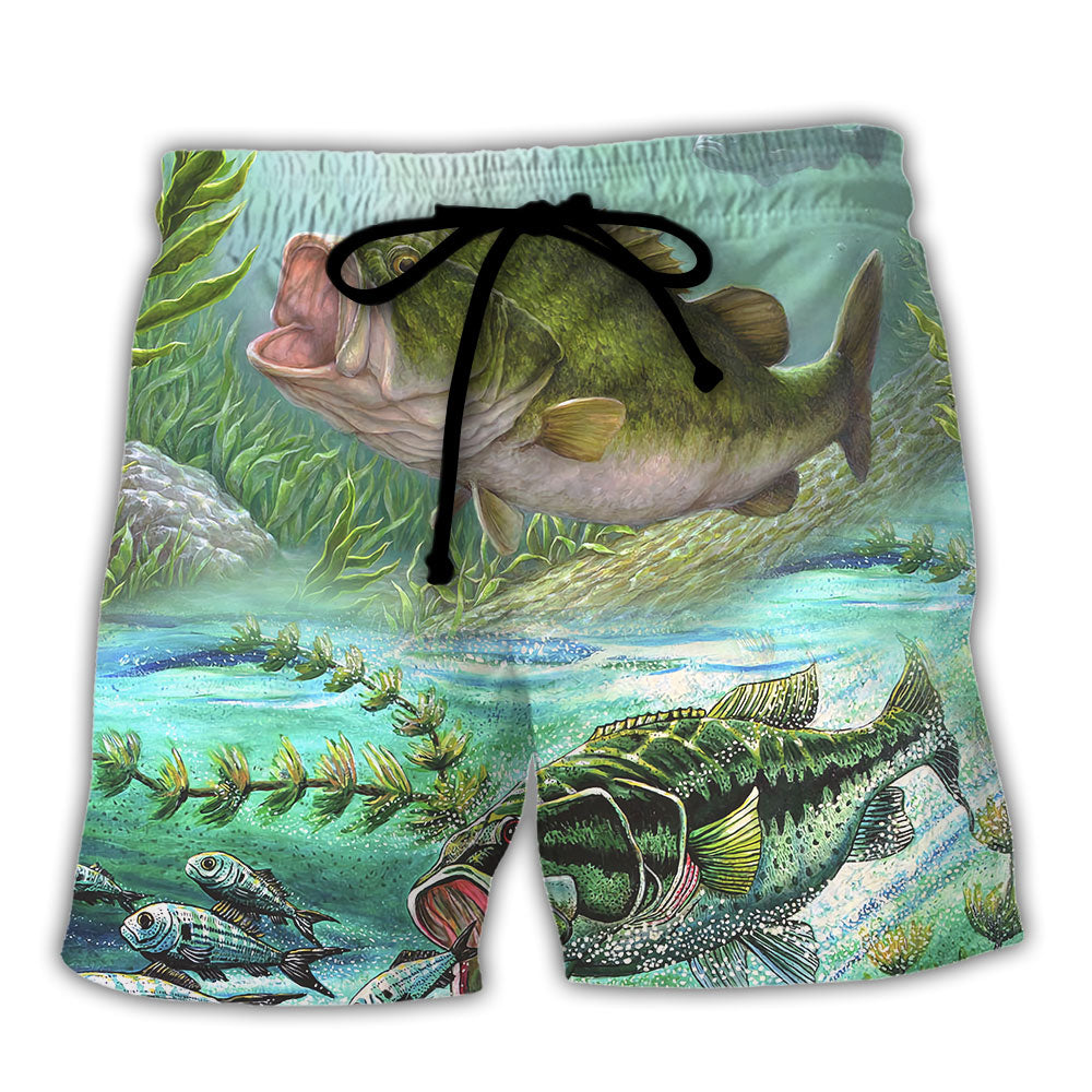 Fishing Fish Beach Shorts For Coastal Adventures And Leisure And Relaxation