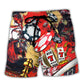 Casino Beach Shorts For Summer Vacations And Weekend Casual Style