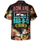 Barbecue Food Chicken Hawaiian Shirt Resort Outfit View For Warm Weather Events