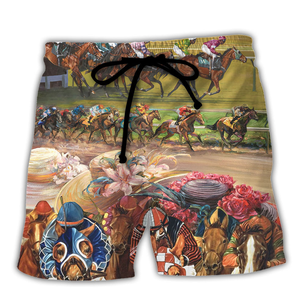 Horse Riding What I Like People Mornings My Beach Shorts For Beach Days And Casual Travel