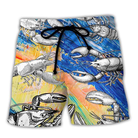 Lobstering Feed Me Crawfish And Tell Me I'm Beach Shorts For Resort Trips And Warm Weather Style