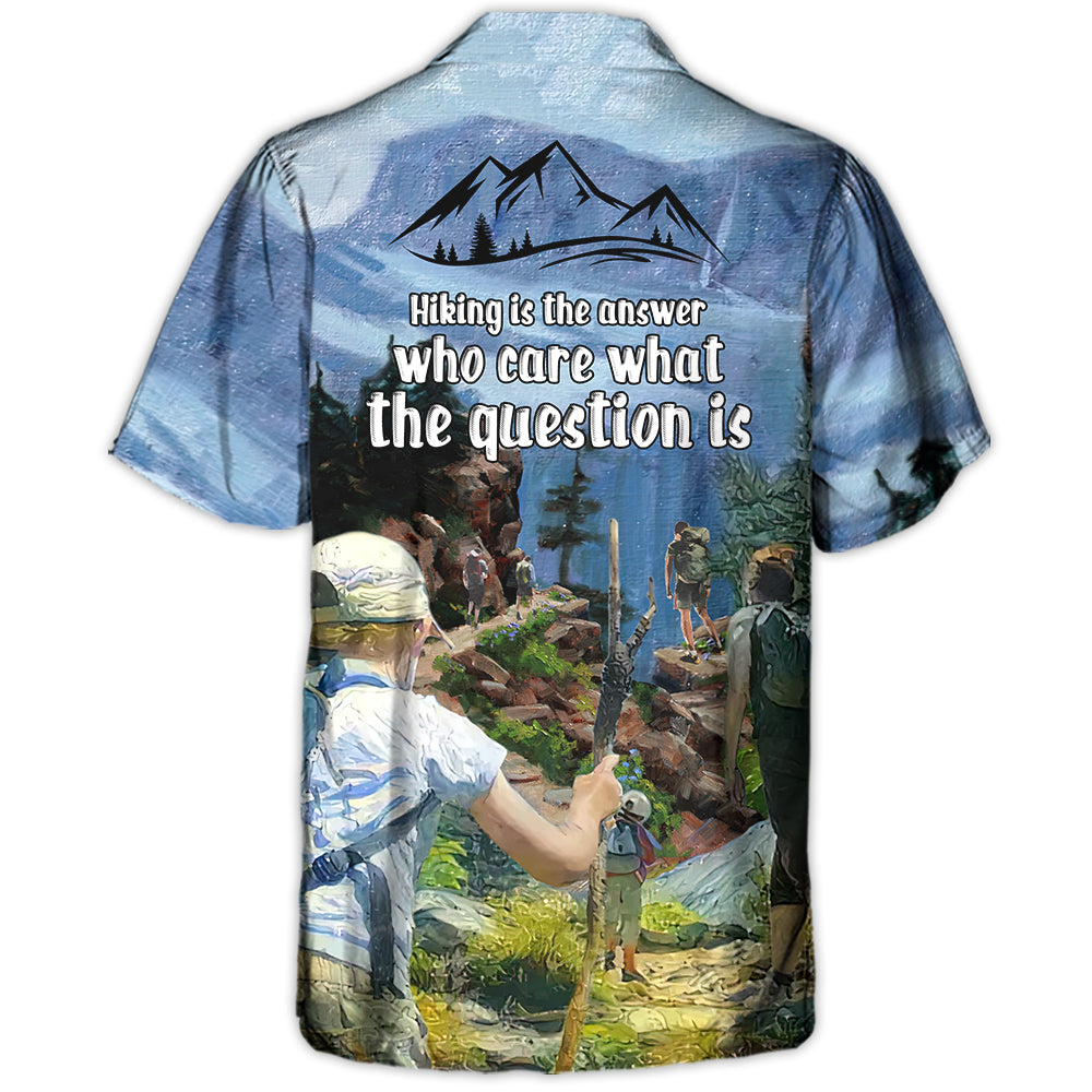 Coastal Hiking Activity Hawaiian Shirt Detailed Pattern View For Coastal Travel