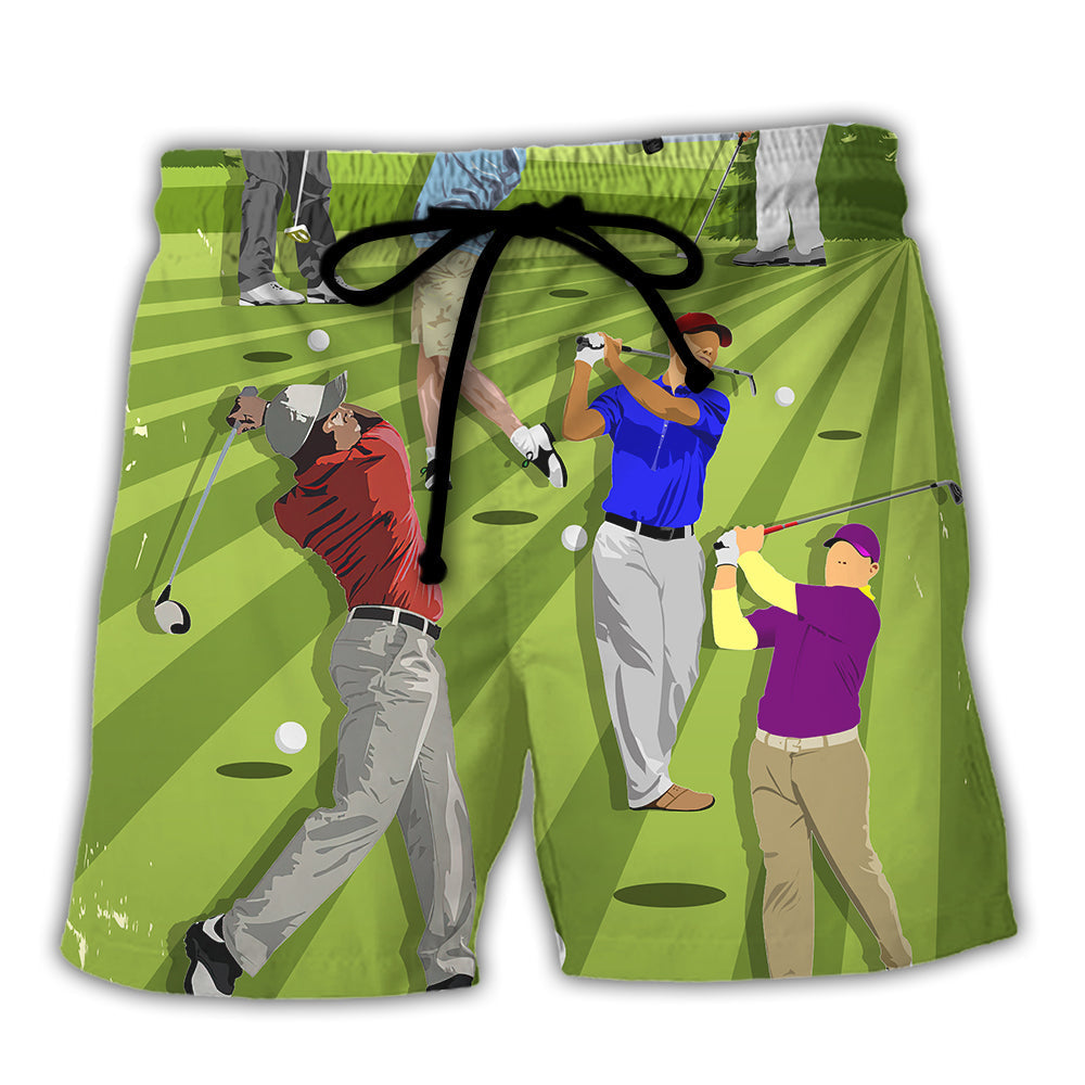 Golf It Takes Skill And Guts To Play Like Me Beach Shorts For Resort Trips And Casual Comfort