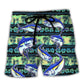 Fishing Can't Work Today My Arm Is In A Cast Beach Shorts For Sports Fan Vacation Wear