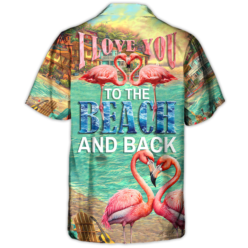 Beach Flamingo Hawaiian Shirt Resort Outfit View For Weekend Trips