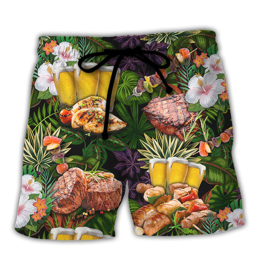 BBQ Beach Shorts For Casual Day Trips And Easy Warm Weather Wear