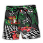 Animal Formula Racing Funny Speed Lover Beach Shorts For Outdoor Adventures And Comfort