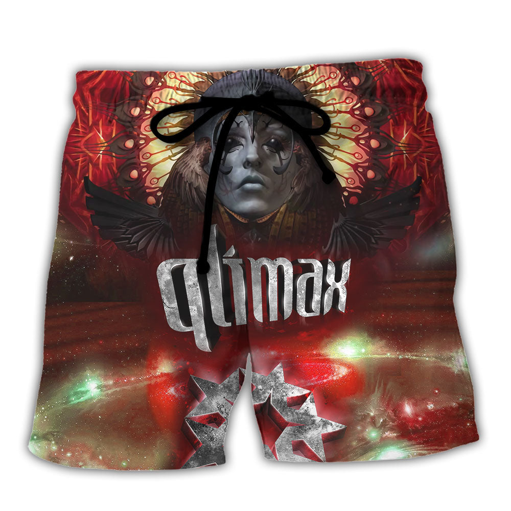 Fantasy Music Event Art Style Beach Shorts For Resort Trips And Weekend Wear