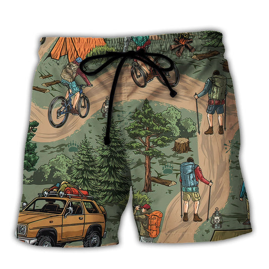 Camping If I'm Drunk It's My Camping Friends' Beach Shorts For Poolside Relaxation And Everyday Comfort