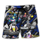 Karting Don't Be Jealous Because I Kart Better Beach Shorts For Beach Getaways And Comfortable Summer Wear